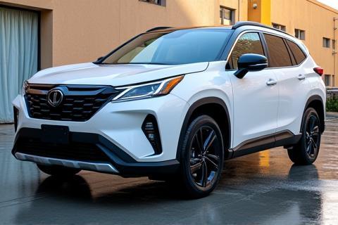 Photo of a clean SUV exterior after washing