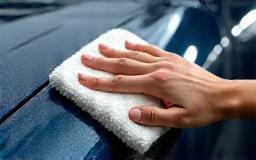Image illustrating car drying step